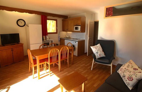 Arvieux Apartment | Apartment 'Les Granges - Panoramic View' with Mountain Views, Shared Pool and Balcony