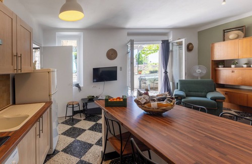 Orgnac-l'Aven Apartment | Apartment 'Micocoulier De La Maréchale' with Mountain View, Shared Pool and Wi-Fi