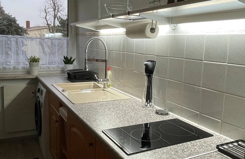 Zeithain Apartment | Apartment 'Ruhige Zeithain' with Private Garden, Wi-Fi and Air Conditioning