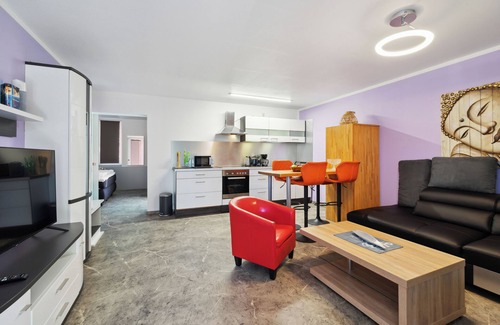 Bungalowdorf an der Talsperre Apartment | Apartment Segel1, use of sauna, wheelchair accessible