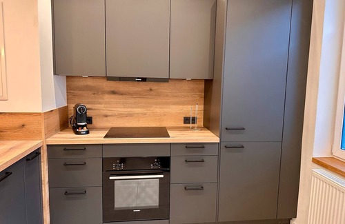 Hildesheim District Apartment | Apartment 'The Pureness 1' with Shared Garden, Balcony and Wi-Fi
