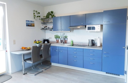 Wiek Apartment | Apartment Wiek new building, center, near the harbor, car Stellpl. & Terrace, W-LAN