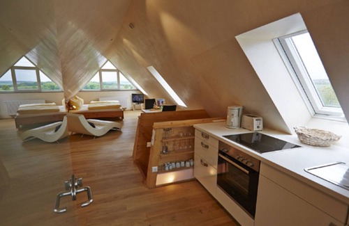 Igersheim Apartment | Apartment Wolke 7 for 1-2 people in the Dachspitz with a wonderful view over the Taubertal