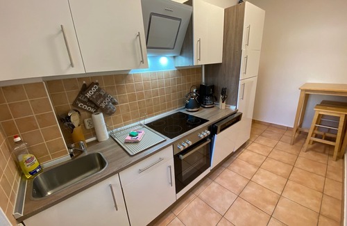 Mitte Apartment | Apartment Zur Schleuse with fireplace, garden, family-friendly.