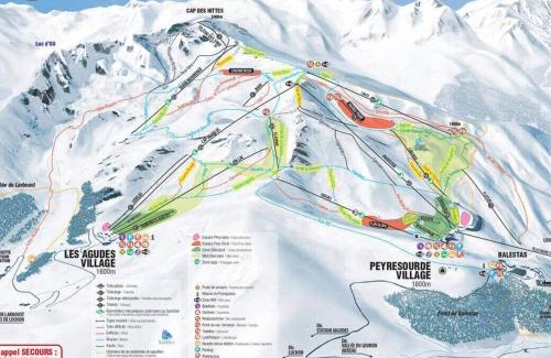 Peyragudes Apartment | Appartement 8 pers. à Peyragudes - Pieds des pistes, balcons, 4 chambres, options confort - FR-1-695-45
