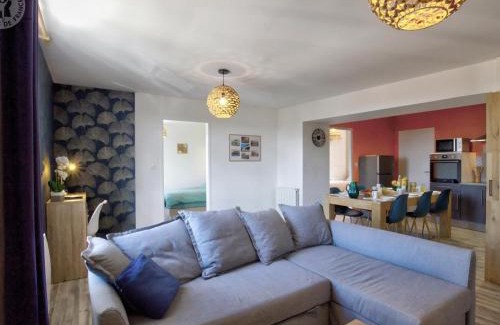 Saint-Galmier Apartment | Appartement Authentique et Confortable avec Wifi, Parking Gratuit et Cuisine Équipée à Saint-Galmier - FR-1-496-276