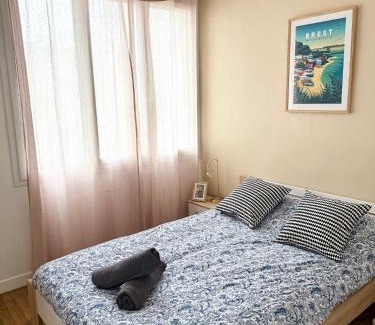 Downtown Apartment | Appartement avec chambre séparée Brest centre ville