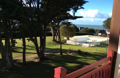 Le Pouliguen Apartment | Appartement dans résidence de standing avec terrasse et vue mer