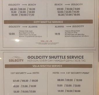 Kargicak Apartment | Appartement Goldcity 2 chambres, vue sur mer, aquapark non inclus