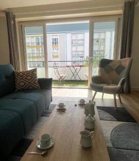 Saint-Nazaire Apartment | Appartement Hyper-Centre 3 Chambres 3 Salles de Bain Parking