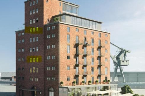 Wismar Apartment | Appartment Ferienwohnung mit großer Terrasse Ohlerich Speicher Wismar