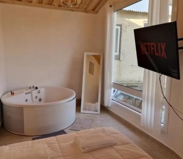 Agros Apartment | Aprosmeno Jacuzzi House 4