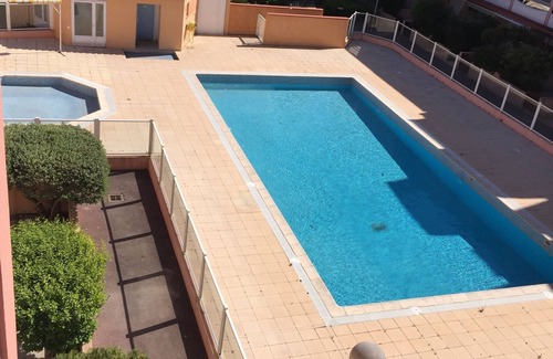 Plage d'Argeles Apartment | Apt 2CH, 4 people, 100meters from the beach and shops. Pool secured residence
