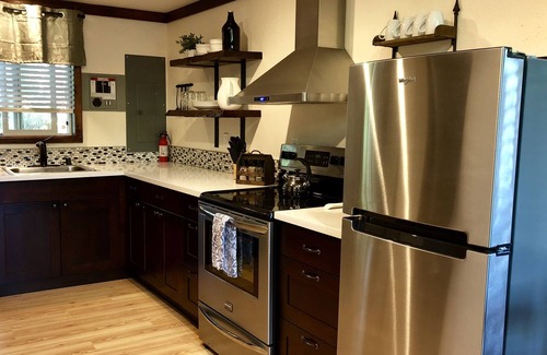 Paradise Estates Cabin | AREA FAVORITE! Stunning Creek-Front Cabin, Just Minutes From Mt. Rainier!