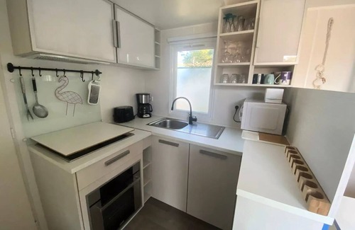 Villeneuve-les-Maguelone House | Arnel Campsite * - Mobile home Flamingo - View pond - 2 ch - 4 people