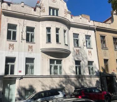 Pisek Apartment | Art Nouveau apartment with garden in Pisek