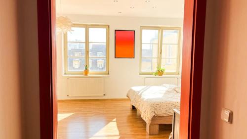 Ceske Budejovice Apartment | ART room with rooftop dinner or breakfast