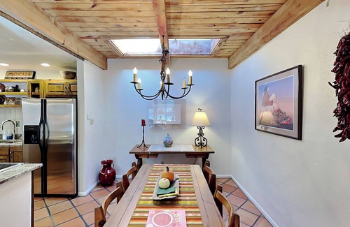 Northeast Santa Fe Condo | Artist Rd 7 | Cozy Fireplace, Pool Access, Centrally Located