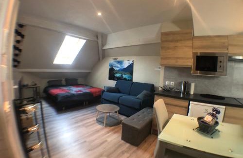 Duingt Apartment | Au bord du lac d’Annecy, logement type Loft, dans résidence avec plage et ponton privée