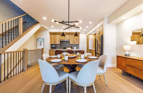 Teepee Town House | Aurora Lights - Luxe Townhouse Private Hot Tub