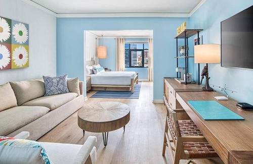 East Village Hotel | Authentic Beach Experience Room w/Lively Pool Bar, Onsite Parking Available