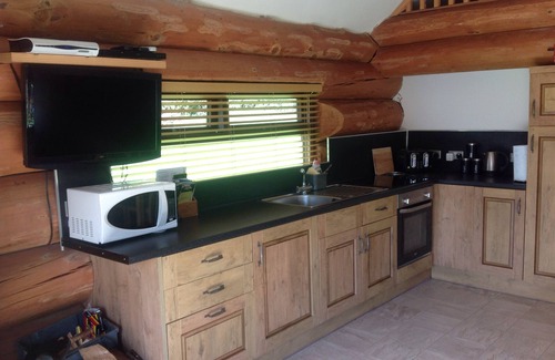 Wing Cabin | Authentic Log Cabin, With Fishing Rights On River Lyne