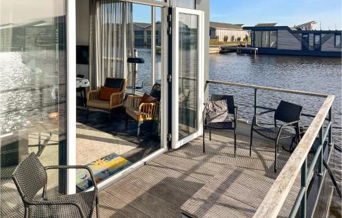 Heeg Boat Rental | Awesome Ship In Heeg With Harbor View