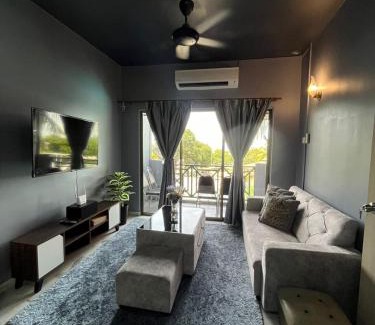 Si Rusa Apartment | Bayu Beach Resort Port Dickson Santai PD Homestay 2 Bedroom Apartment