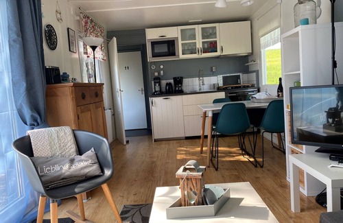 Andijk Apartment | Beach Chalet am Wasser Nr. 169, 2 Schlafräume, max. 4 Personen