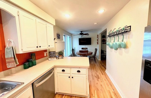 Forest Lake Cabin | Beach Cottage on Forest Lake near downtown with your own SANDY BEACH and dock!