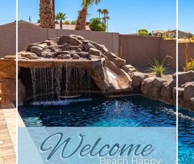 Lake Havasu City House | Beach Happy-Lake Close-Private Waterpark Oasis -sleeps 14