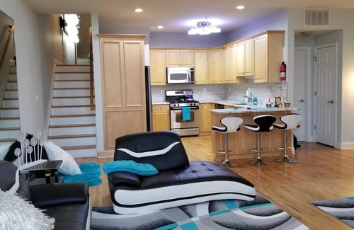 Seaside Heights House | Beach/Ocean Front Townhouse - 3 BDRMs, 2.5 BRs, Garage, Sleeps 8, 6 Beach Badges