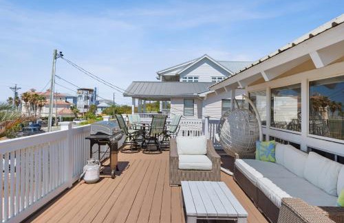 Seacrest House | Beach Retreat w Sundeck Golf Cart Bikes Bungalow House by AvantStay