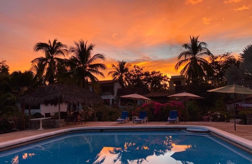 Barra de Potosi Villa | Beachfront Great Villa, private, full staffed, pool, sleeps 28, 8 bedrooms