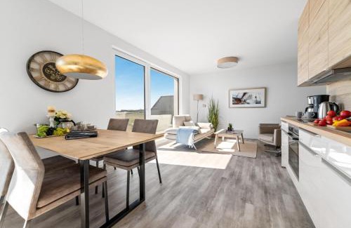Olpenitz Apartment | BeachViewThree- 3 OG, barrierearm, Meerblick, Balkon, Kamin, Sauna