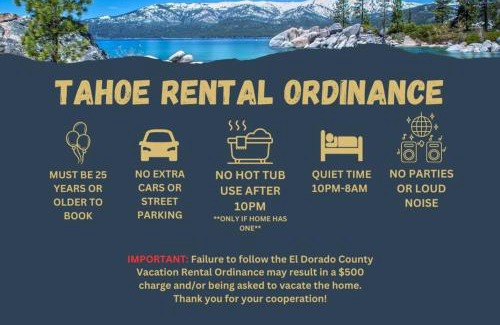 North Upper Truckee House | Bear Cub Cabin - Pets - Hot tub - Arcade Game
