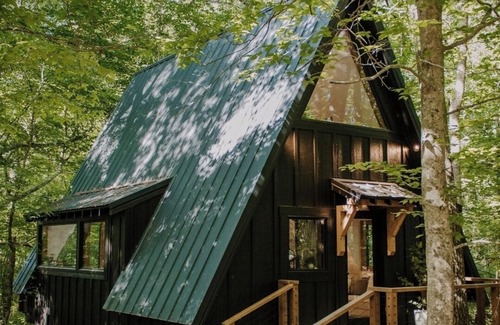 Abbeville Cottage | Beautiful A frame Nestled Among the Trees