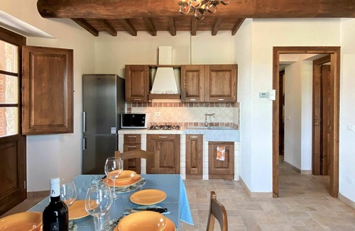 Guardistallo Apartment | Beautiful apartment for 5 guests with pool, WIFI, A/C, terrace, pets allowed and parking