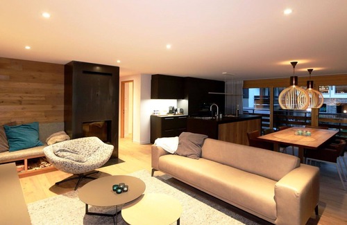 Saas-Fee Apartment | Beautiful apartment for 6 people with WIFI, TV and balcony