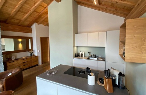 Saas-Fee Apartment | Beautiful apartment for 4 guests with WIFI and balcony