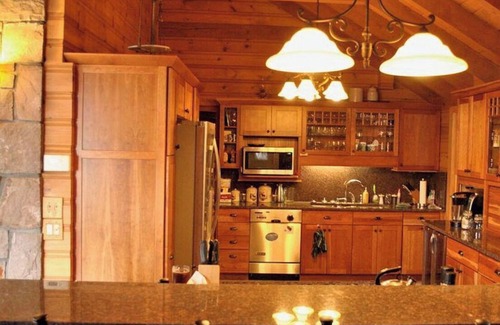 Brant Lake House | Beautiful Brant Lake home with direct lakefront, hot tub and snowmobile access!