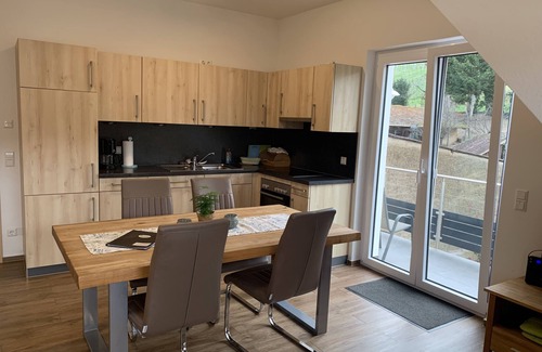 Auggen Apartment | Beautiful, bright vacation apartment with a view of the vineyards and church