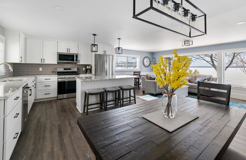 Cheboygan County House | Beautiful Burt Lake Getaway
