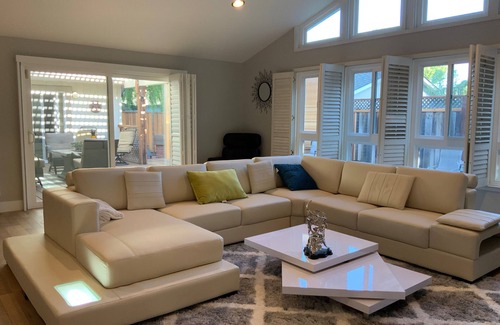 West San Jose House | Beautiful Patio room next to Santana Row