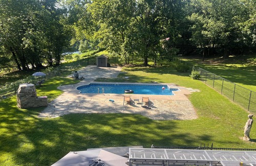 Martins Creek House | Beautiful River front home with pool