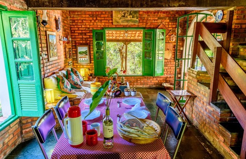 Rio Acima Cottage | Beautiful Rustic House with 8 Private Waterfalls