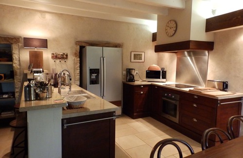 Membrey House | Beautiful stone house "country chic", private heated pool, play area