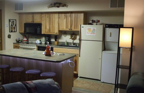 Port Clinton Condo | Beautifully Decorated Actual First Floor Condo with only 3 steps to outside.
