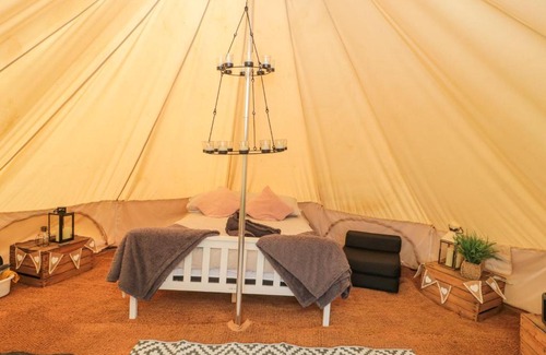 Camerton House | Bell tent 3
