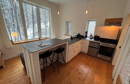 Whitehorse Cabin | Black Spruce - Red Door